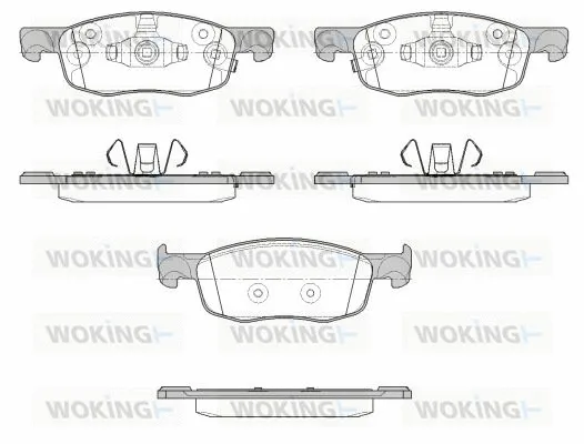 Brake Pad Set, disc brake (P18393.02)