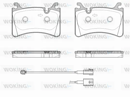Brake Pad Set, disc brake (P19173.02)