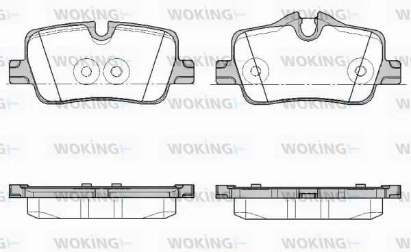 Brake Pad Set, disc brake (P19733.00)