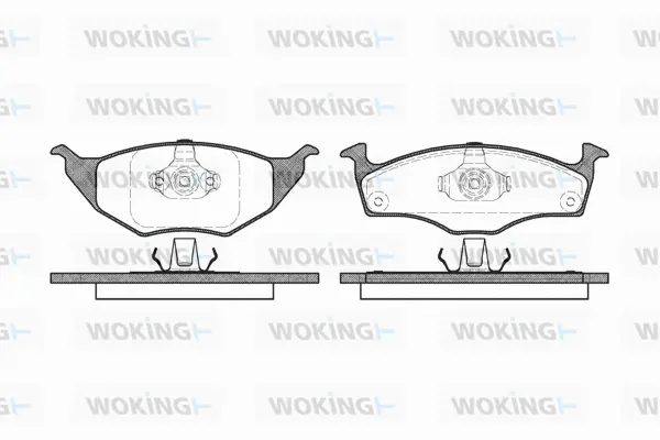 Brake Pad Set, disc brake (P6183.00)