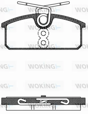 Brake Pad Set, disc brake (P15243.00)