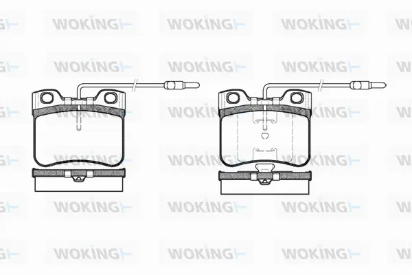 Brake Pad Set, disc brake (P3473.14)