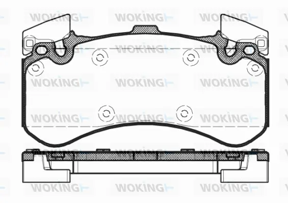 Brake Pad Set, disc brake (P15633.00)