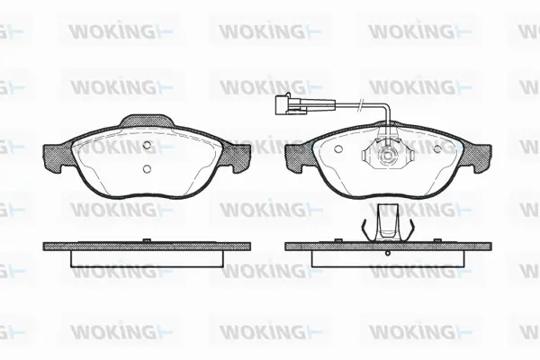 Brake Pad Set, disc brake (P7603.02)