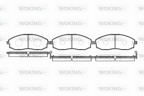 Brake Pad Set, disc brake (P6033.02)