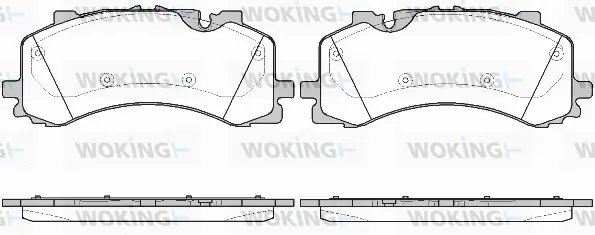 Brake Pad Set, disc brake (P16443.00)