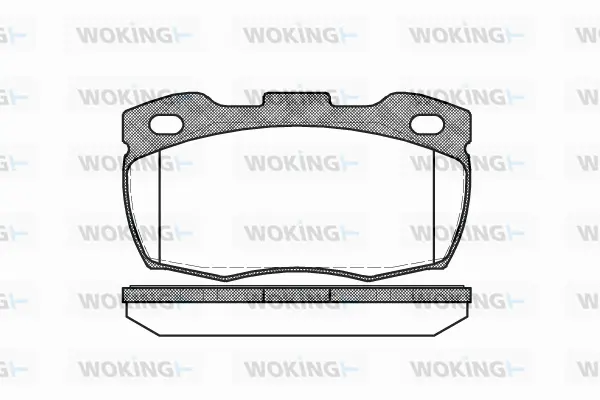 Brake Pad Set, disc brake (P3663.10)