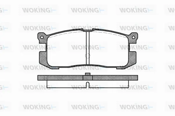 Brake Pad Set, disc brake (P3723.00)