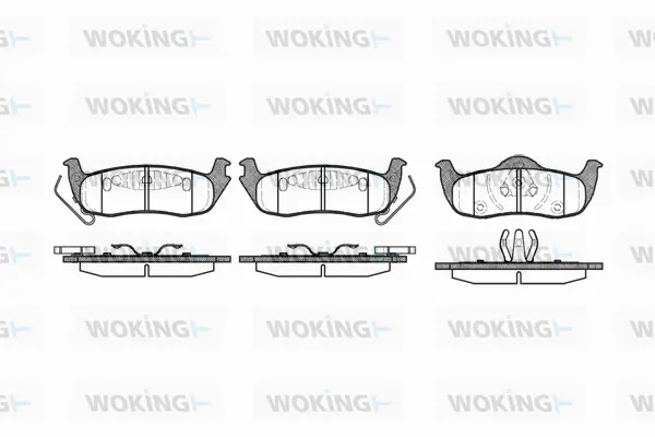 Brake Pad Set, disc brake (P10063.10)