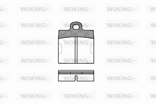 Brake Pad Set, disc brake (P1093.00)