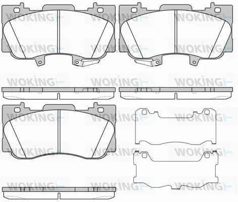Brake Pad Set, disc brake (P17853.02)