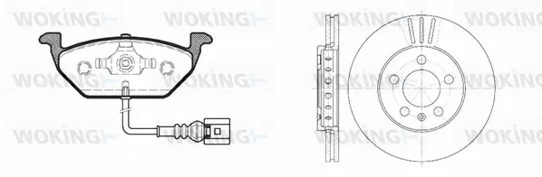 Brake Kit, disc brake (87333.09)