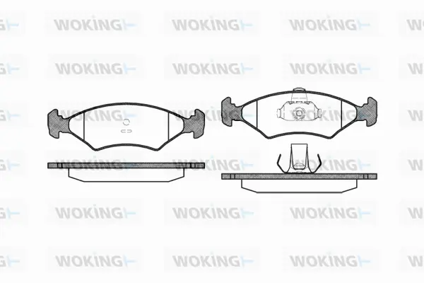 Brake Pad Set, disc brake (P0193.10)