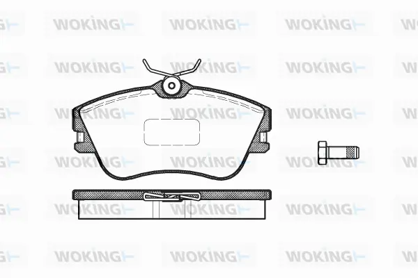 Brake Pad Set, disc brake (P5803.00)