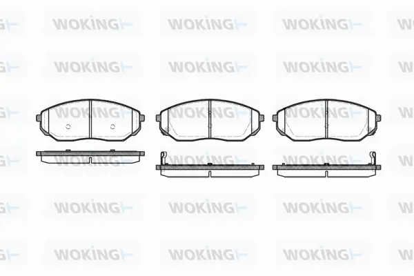 Brake Pad Set, disc brake (P11413.02)
