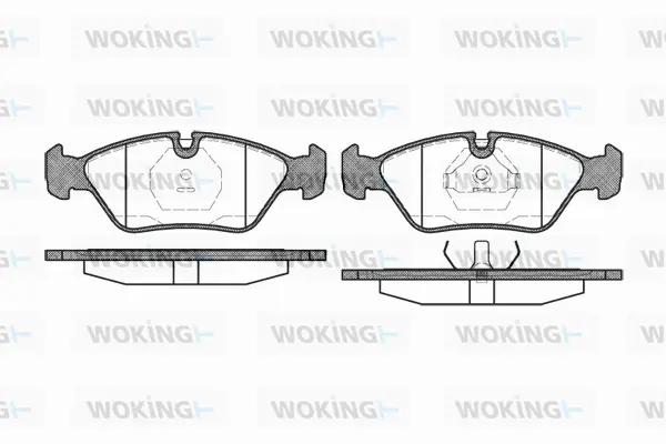 Brake Pad Set, disc brake (P0393.00)