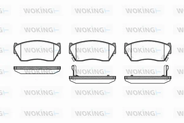 Brake Pad Set, disc brake (P2643.02)