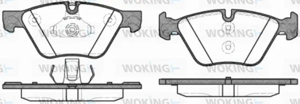 Brake Pad Set, disc brake (P11523.30)