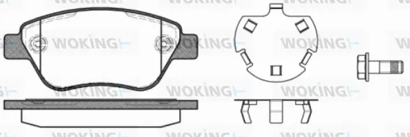 Brake Pad Set, disc brake (P9583.30)