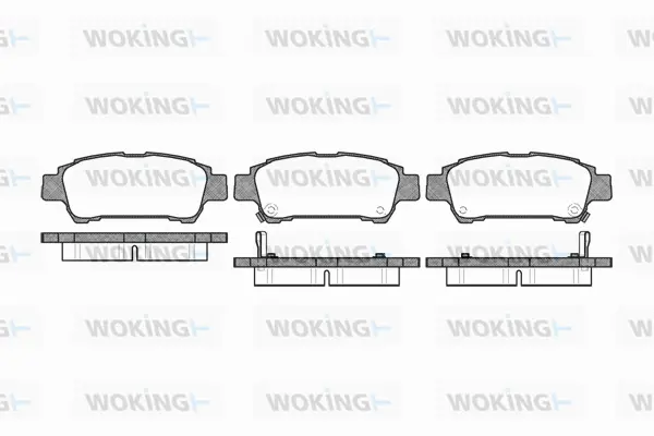 Brake Pad Set, disc brake (P9203.02)