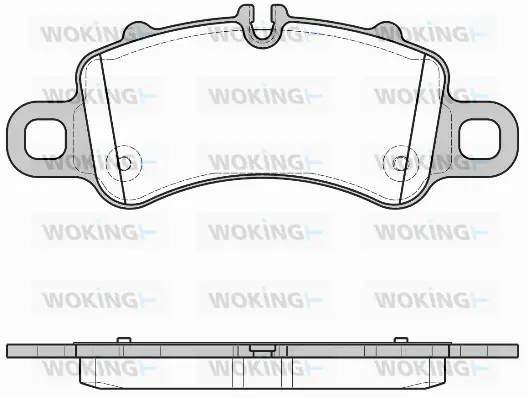 Brake Pad Set, disc brake (P16133.00)