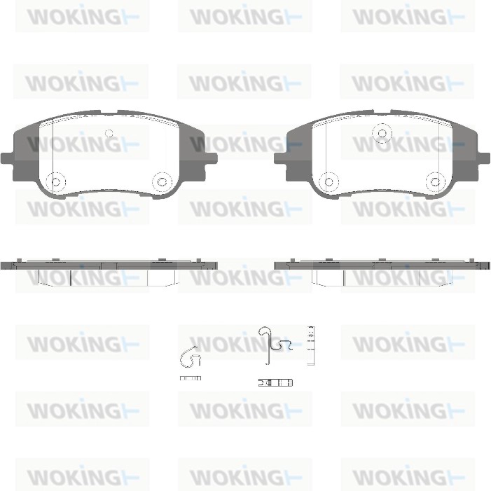 Brake Pad Set, disc brake (P18943.00)