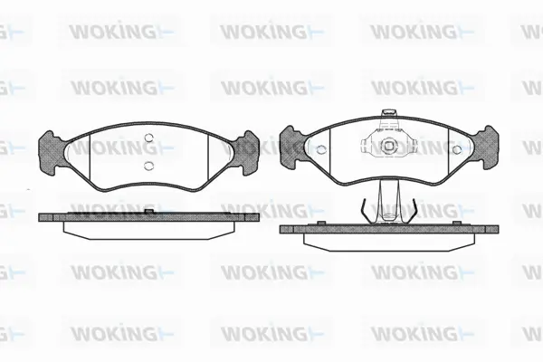 Brake Pad Set, disc brake (P3853.30)