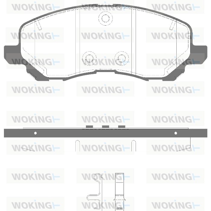 Brake Pad Set, disc brake (P9043.41)