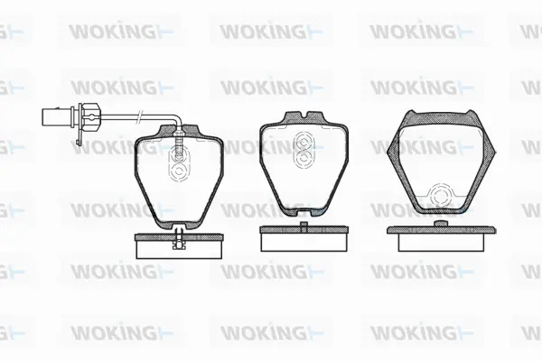 Brake Pad Set, disc brake (P6523.02)