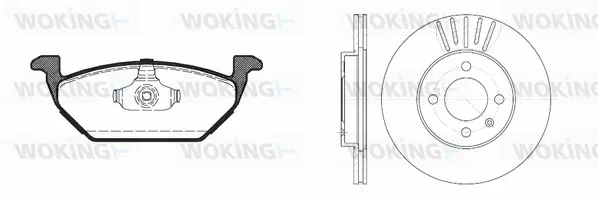 Brake Kit, disc brake (87333.03)