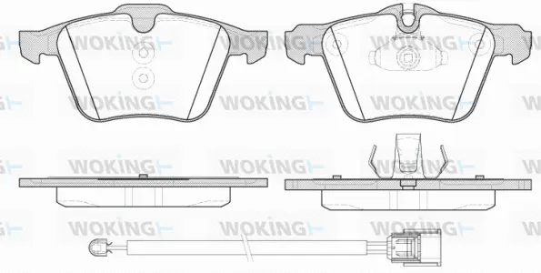 Brake Pad Set, disc brake (P13173.02)