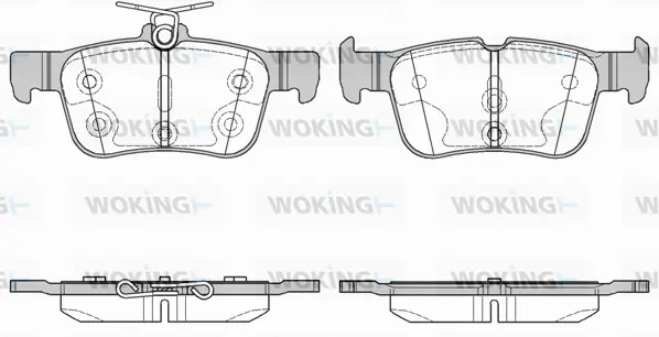 Brake Pad Set, disc brake (P14513.00)