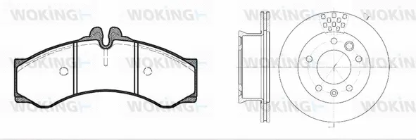 Brake Kit, disc brake (87143.00)