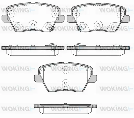 Brake Pad Set, disc brake (P16843.02)