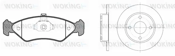 Brake Kit, disc brake (83853.02)