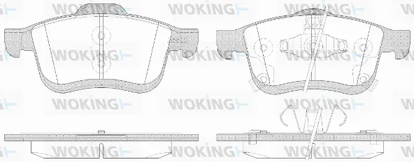 Brake Pad Set, disc brake (P10833.42)