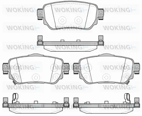 Brake Pad Set, disc brake (P14823.02)