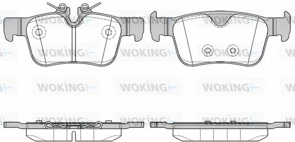 Brake Pad Set, disc brake (P14513.10)