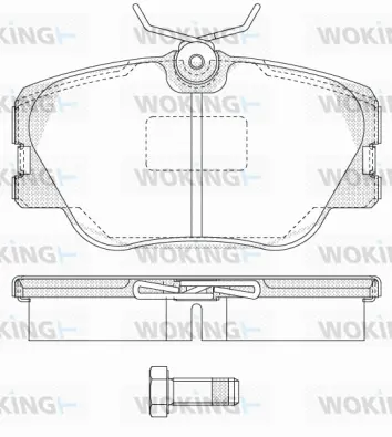 Brake Pad Set, disc brake (P0893.00)