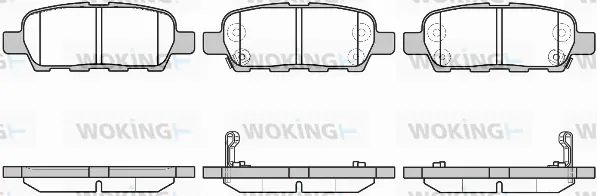 Brake Pad Set, disc brake (P9763.29)