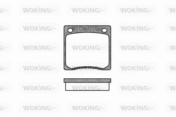 Brake Pad Set, disc brake (P1673.00)