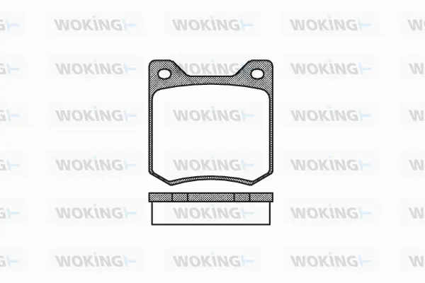 Brake Pad Set, disc brake (P1663.00)