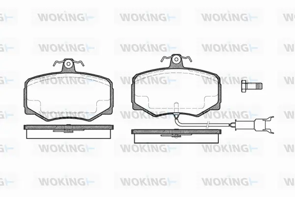 Brake Pad Set, disc brake (P3463.12)