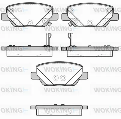 Brake Pad Set, disc brake (P16003.02)