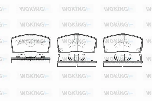 Brake Pad Set, disc brake (P3543.02)