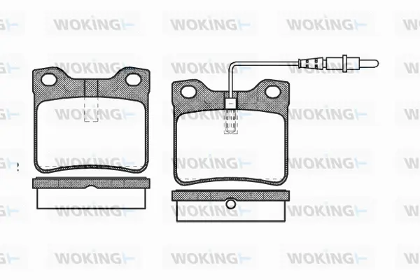 Brake Pad Set, disc brake (P2213.22)