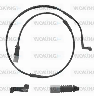 Warning Contact, brake pad wear (001155)