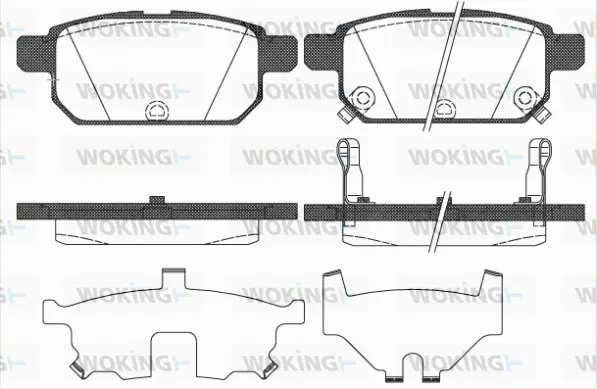 Brake Pad Set, disc brake (P15713.02)