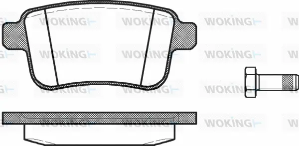 Brake Pad Set, disc brake (P12523.00)