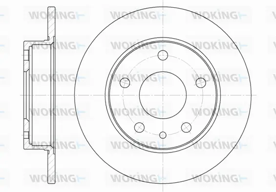 Brake Disc (D6516.00)